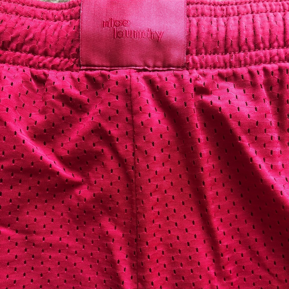 Nice Laundry Pocket Lounge Short in Burgundy